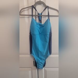 BLUE 1 PIECE NIKE SWIMSUIT NWT